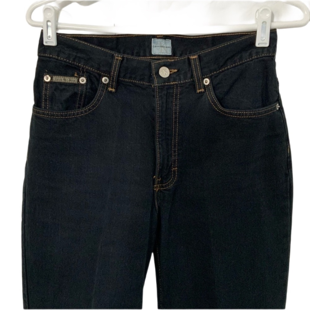 Calvin Klein Very Dark Blue Jeans Size 4 - 32” Inseam
